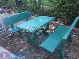 ban ghe da chu nhat xanh gia bao nhieu