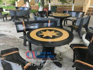 Bàn Ghế Đá Ngoài Trời
