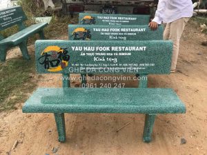 ghe da cong vien in chu quang cao
