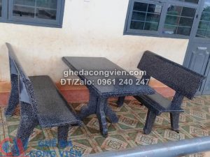 gia ban ghe da chu nhat den